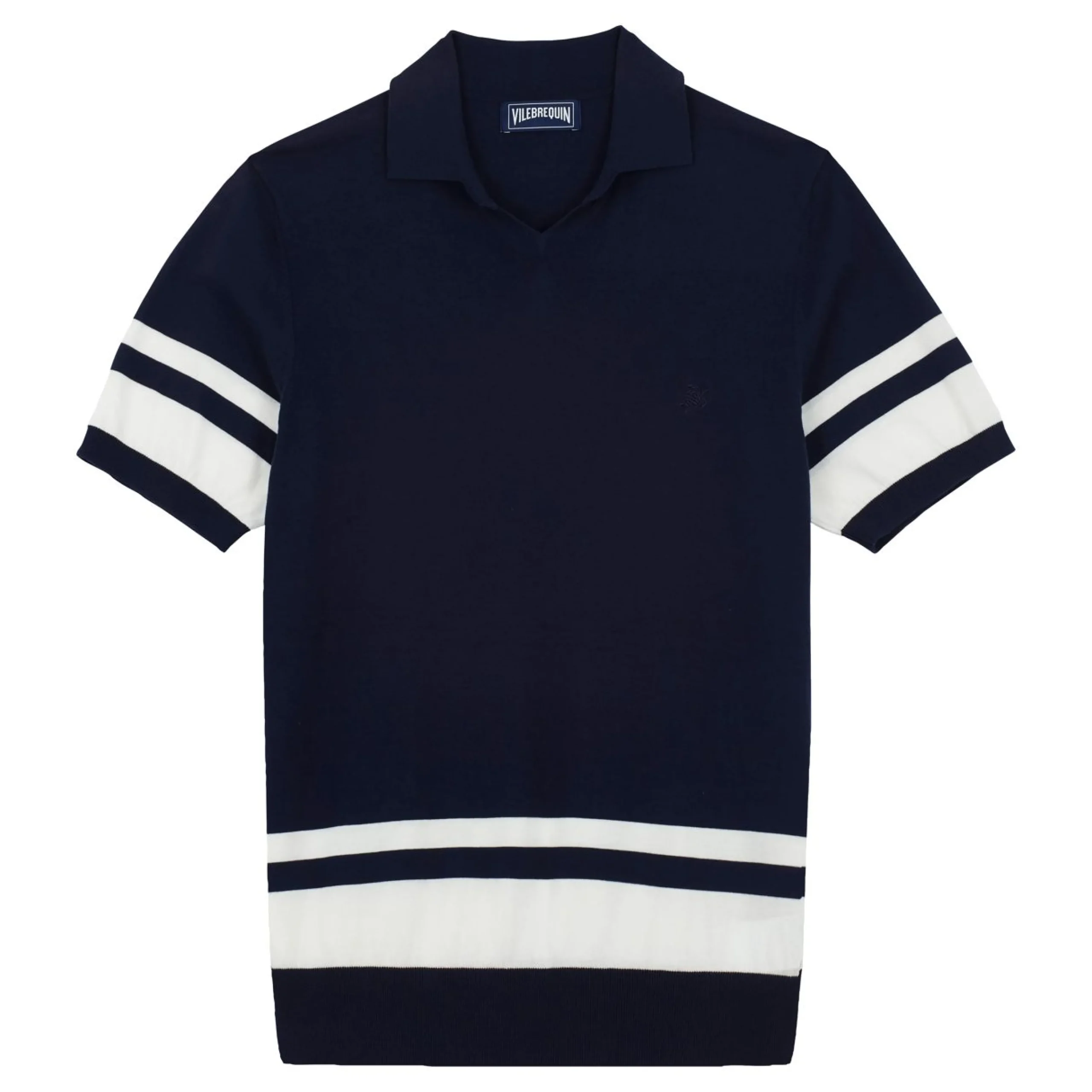 Homme Vilebrequin Polos^Polo Raye En Coton Homme