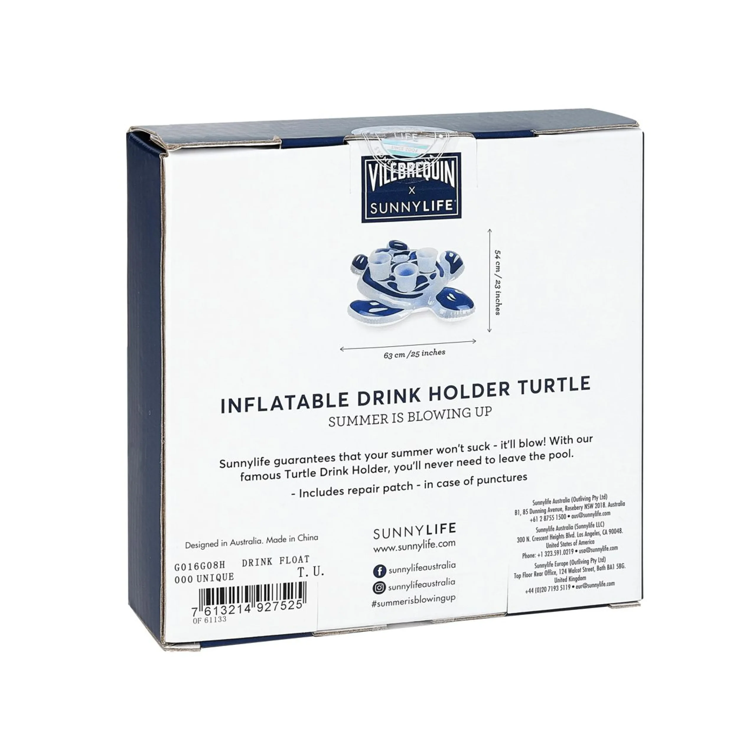 Homme Vilebrequin Accessoires Plein Air^Porte-Gobelets Tortue Gonflable