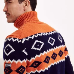 Homme Vilebrequin Pulls Et Cardigans^Pull Col Roule Laine Jacquard Homme