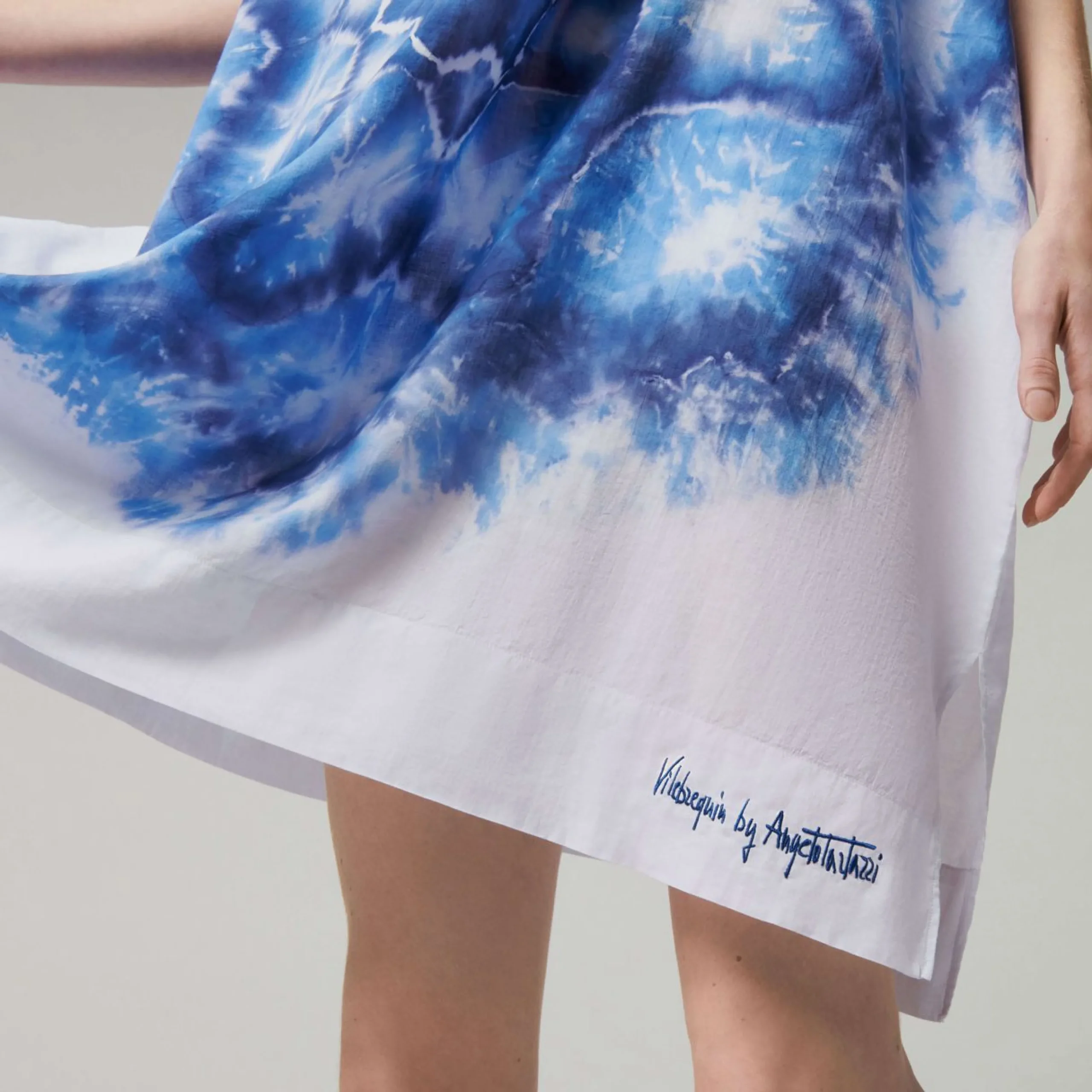 Femme Vilebrequin Tuniques^Robe Carree En Voile De Coton Organique Femme Tie & Dye- X Angelo Tarlazzi