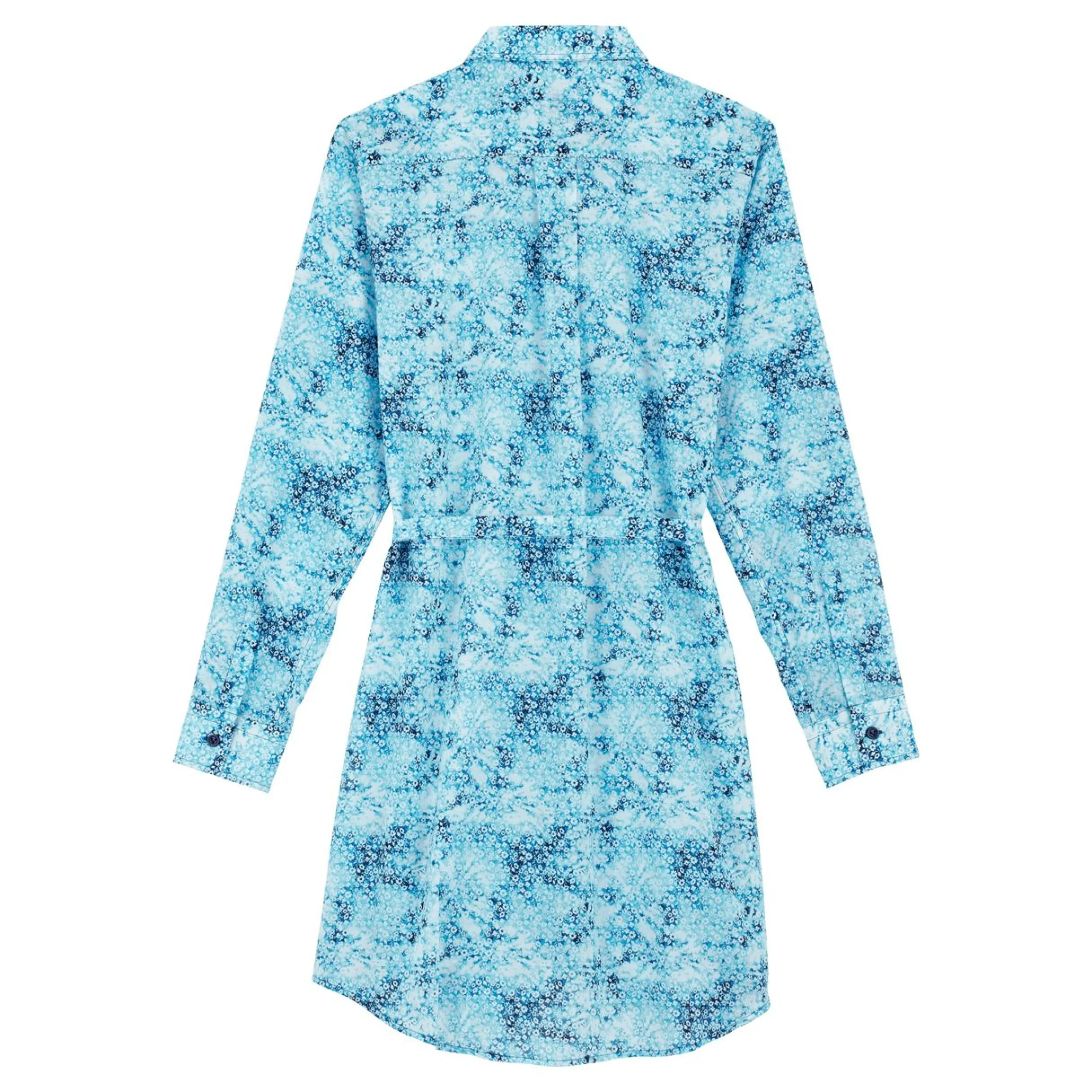 Femme Vilebrequin Robes^Robe Chemise En Coton Organique Femme Flowers Tie & Dye