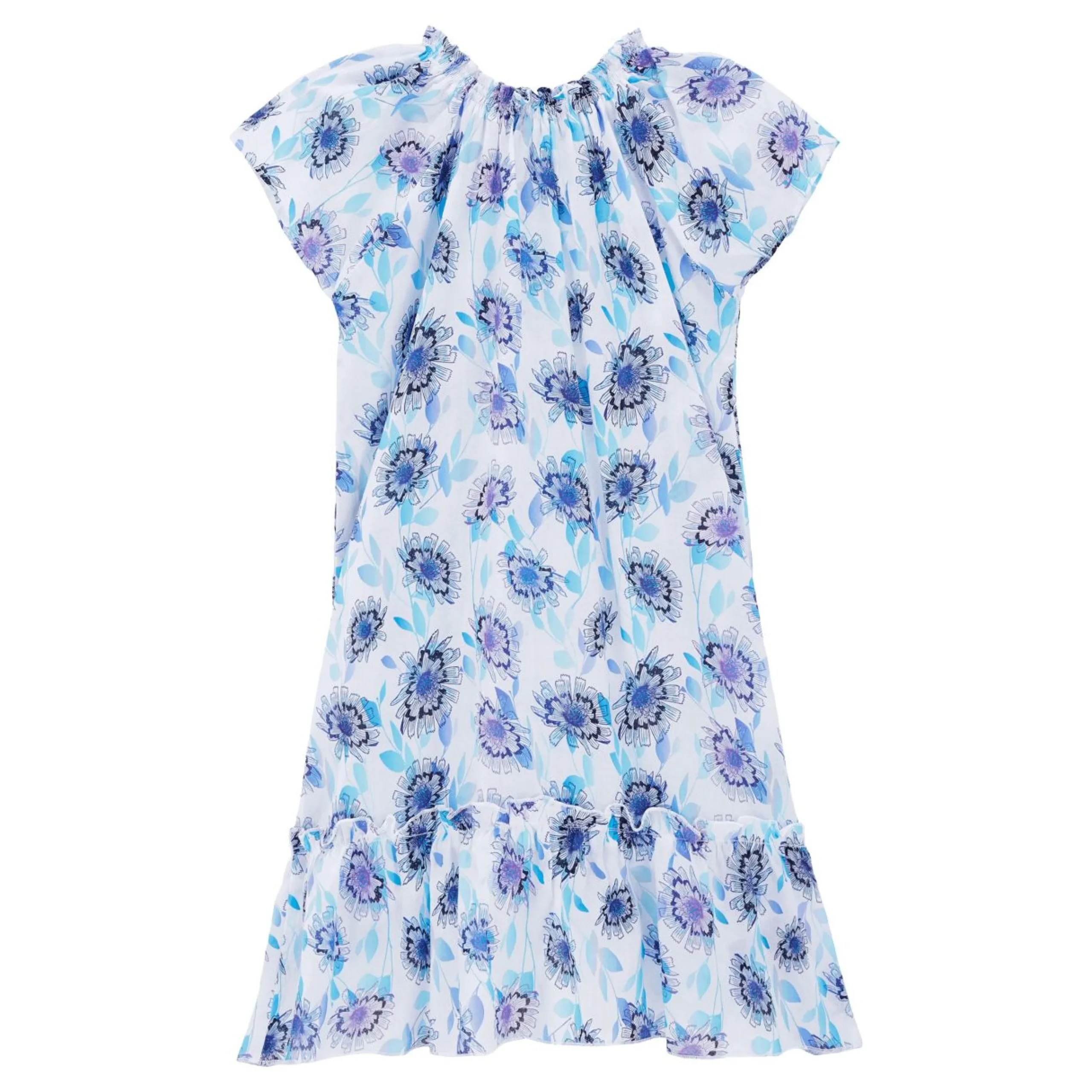 Fille Vilebrequin Robes^Robe En Coton Fille Flash Flowers