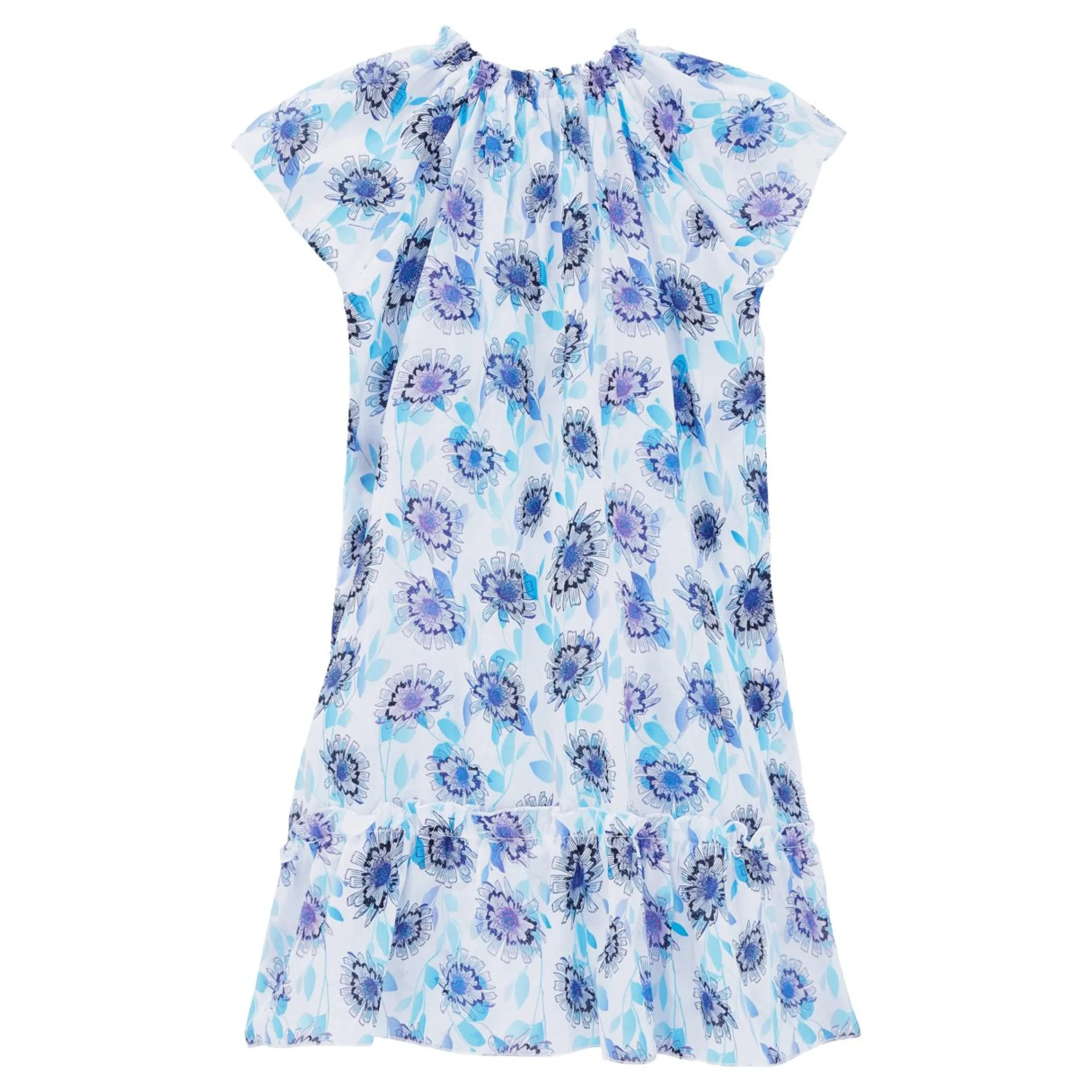 Fille Vilebrequin Robes^Robe En Coton Fille Flash Flowers