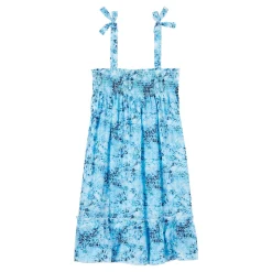 Fille Vilebrequin Robes^Robe En Coton Fille Flowers Tie & Dye
