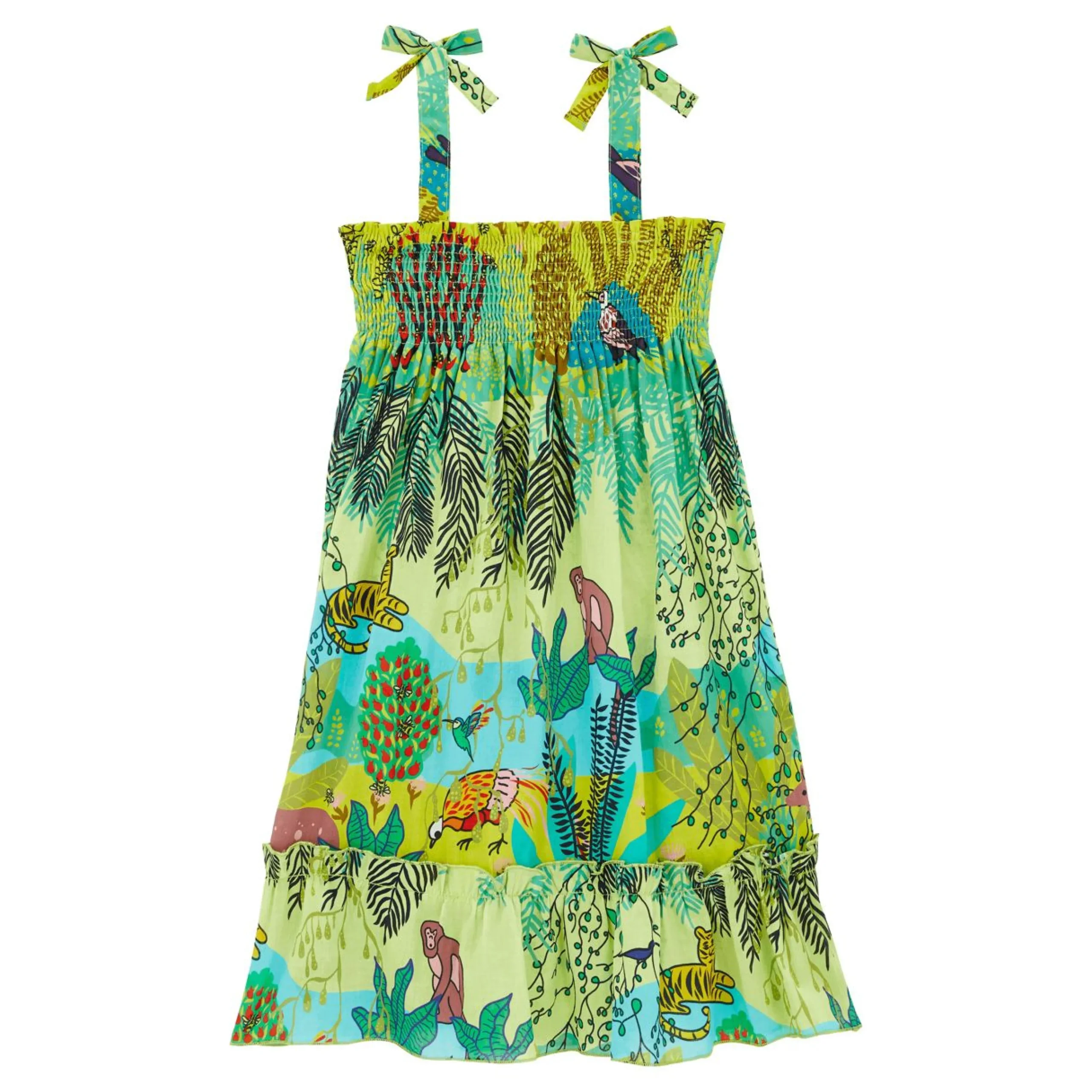 Fille Vilebrequin Robes^Robe En Coton Fille Jungle Rousseau