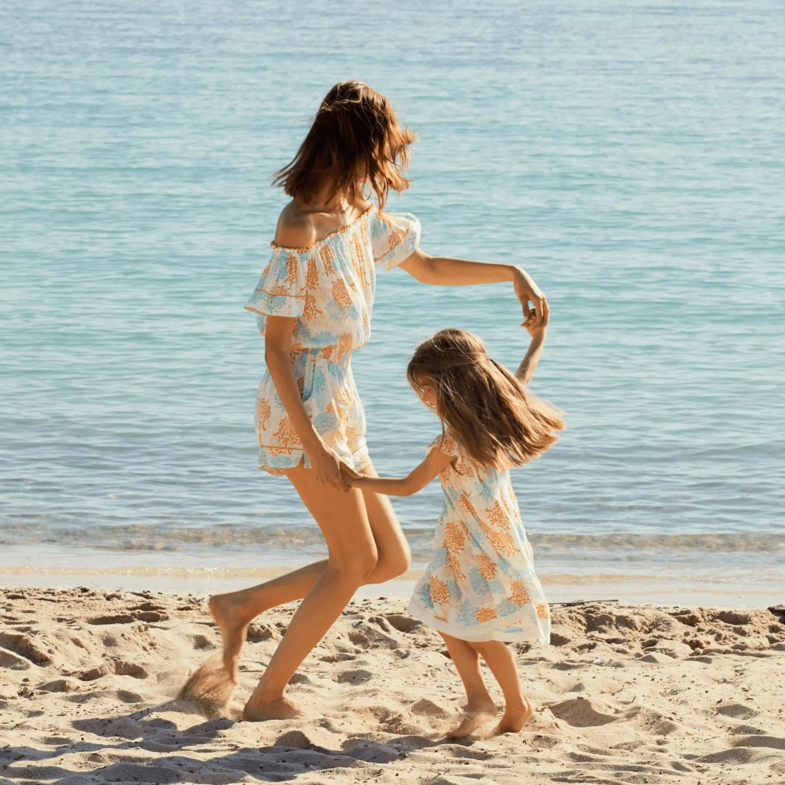Fille Vilebrequin Robes^Robe Fille Iridescent Flowers Of Joy- X Poupette St Barth