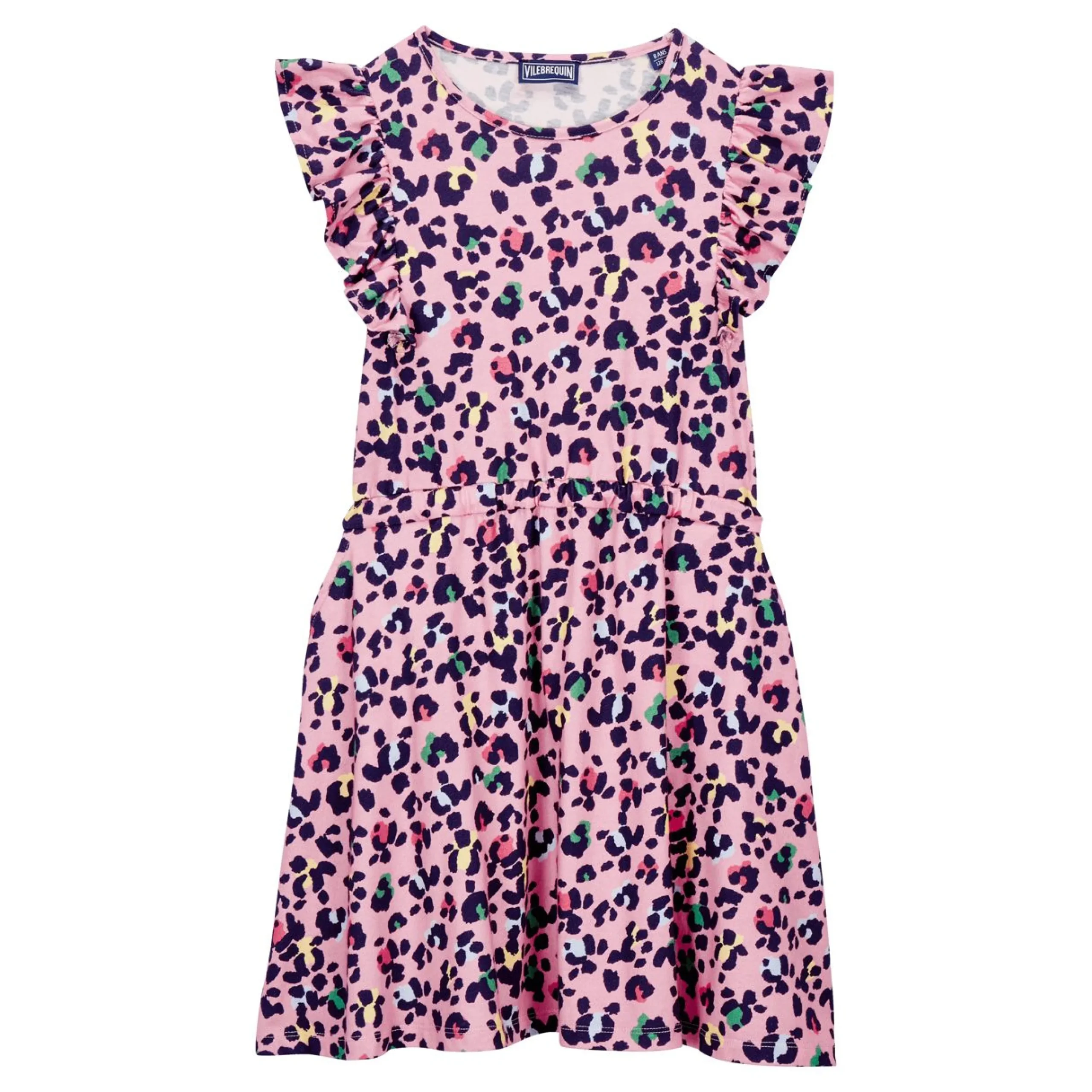 Fille Vilebrequin Robes^Robe Fille Turtles Leopard
