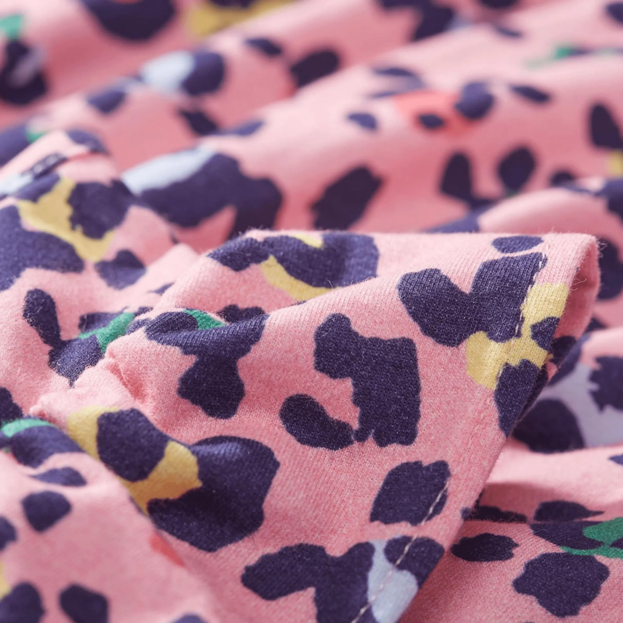 Fille Vilebrequin Robes^Robe Fille Turtles Leopard