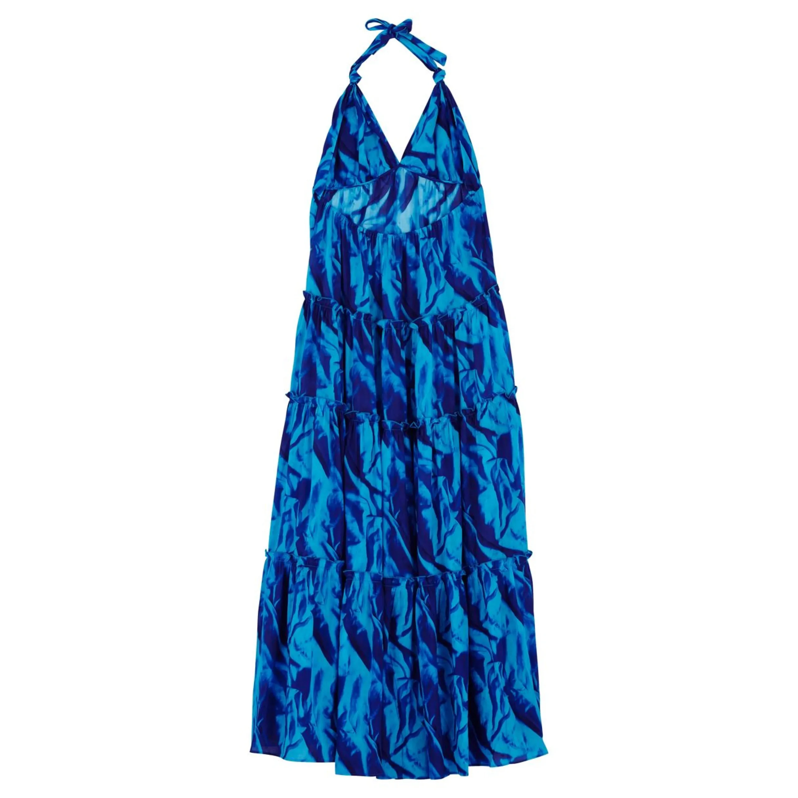 Femme Vilebrequin Robes^Robe Longue Dos Nu En Coton Femme Les Draps Froisses