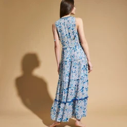 Femme Vilebrequin Robes^Robe Longue Femme Iris Lace- X Poupette St Barth