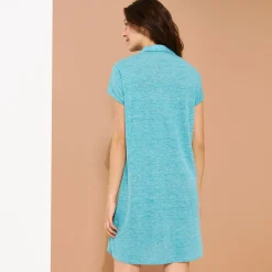 Femme Vilebrequin Robes^Robe Longue Polo En Lin Femme Unie