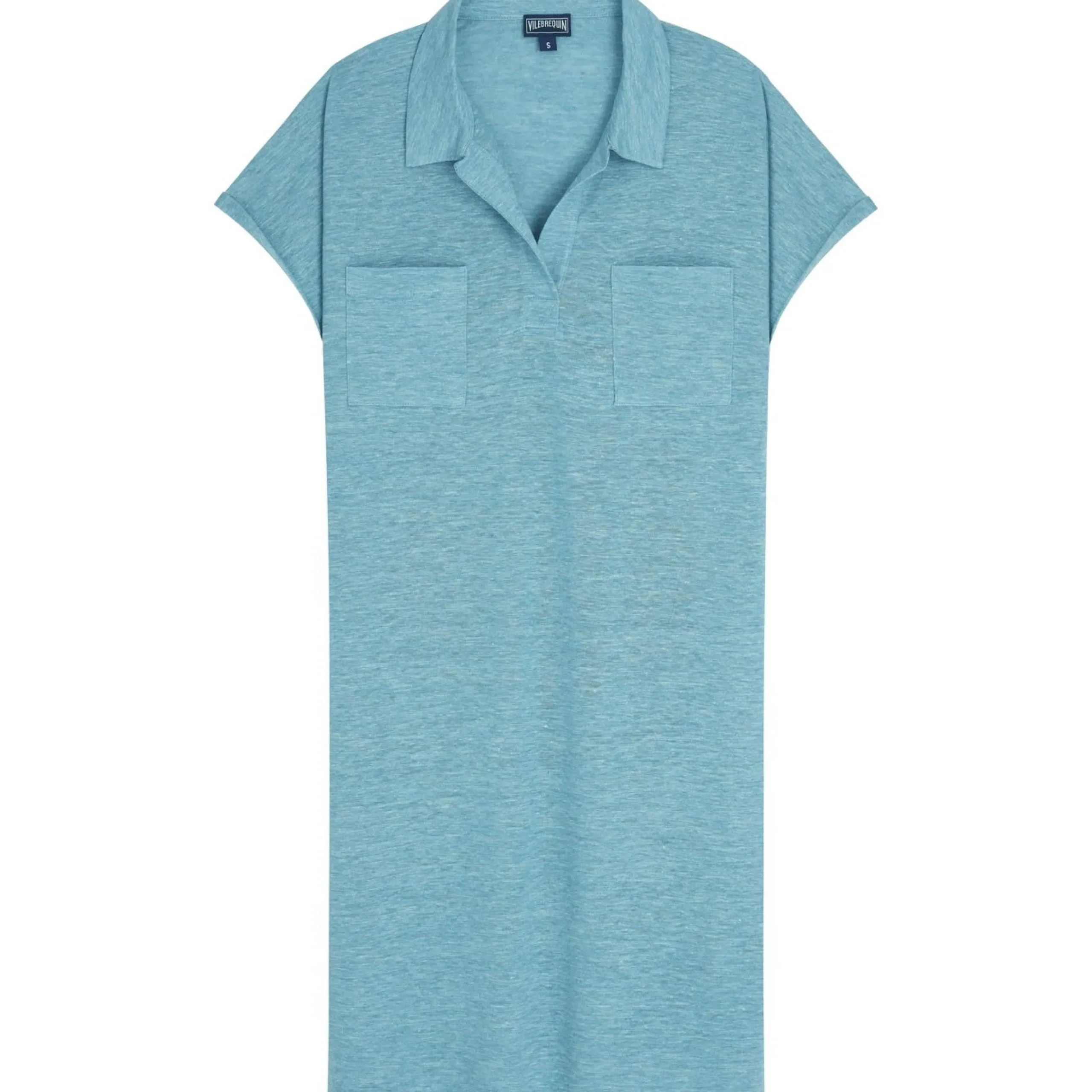 Femme Vilebrequin Robes^Robe Longue Polo En Lin Femme Unie