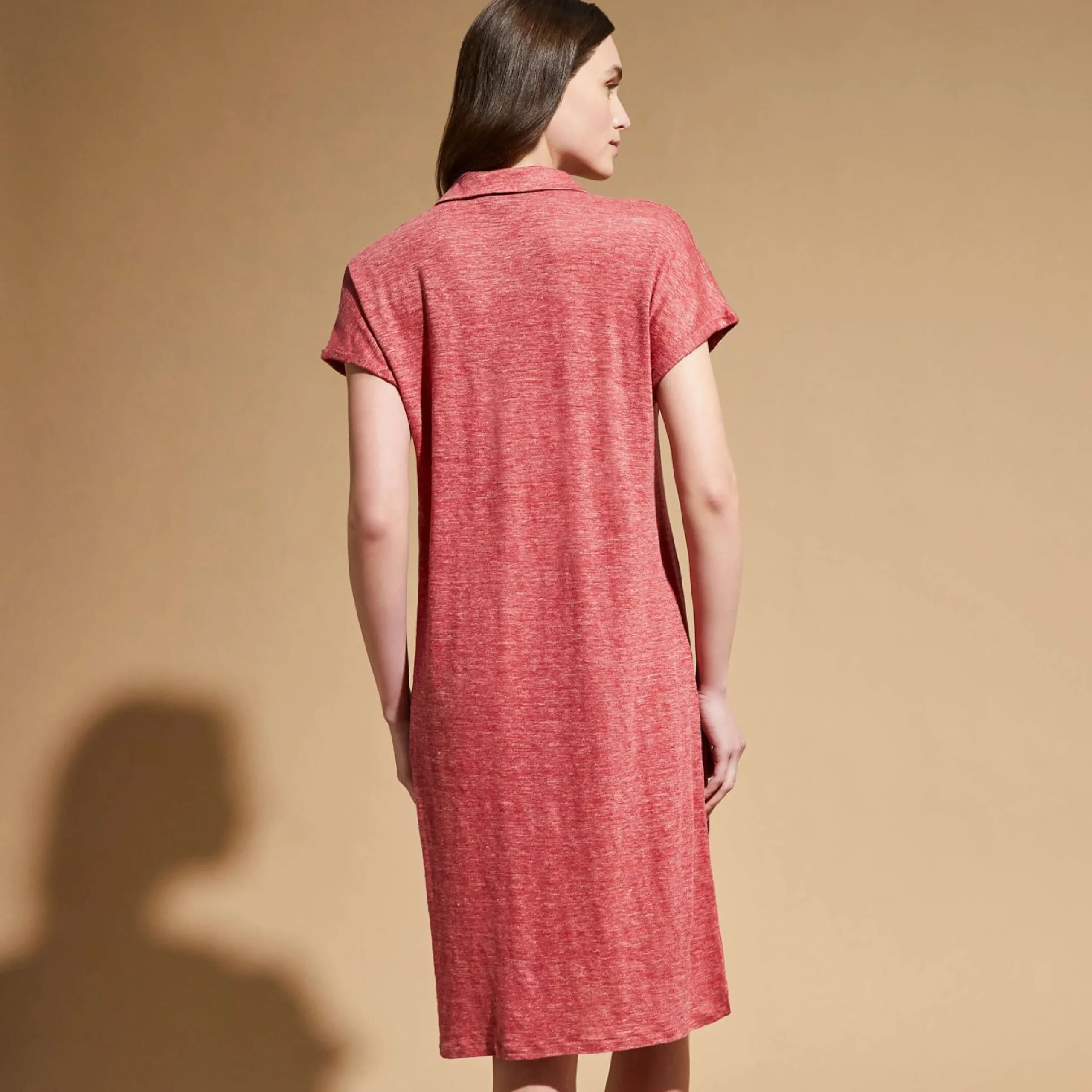Femme Vilebrequin Robes^Robe Longue Polo En Lin Femme Unie