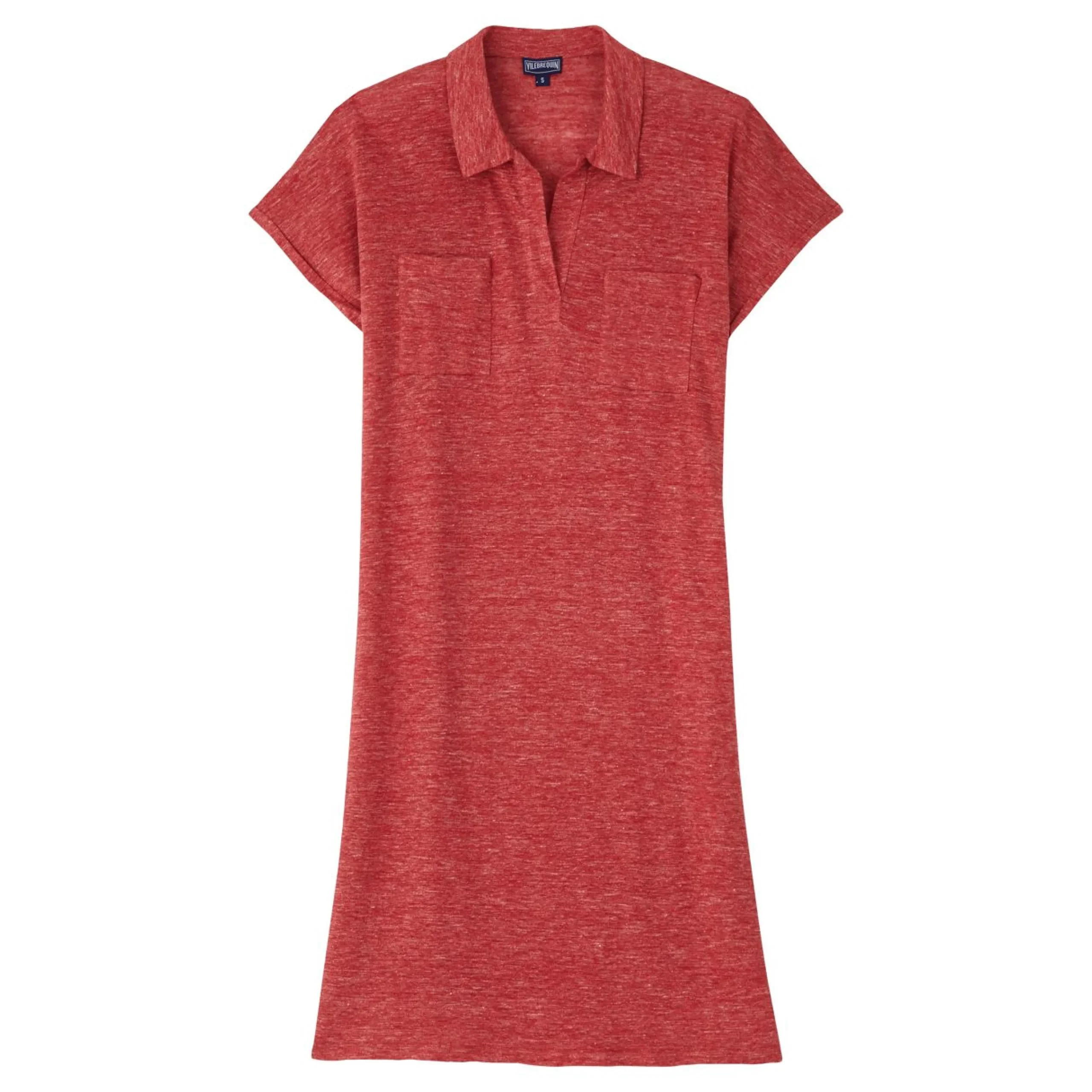 Femme Vilebrequin Robes^Robe Longue Polo En Lin Femme Unie