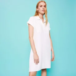 Femme Vilebrequin Robes^Robe Polo Eponge Unie Femme