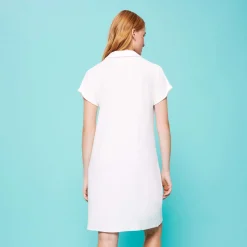 Femme Vilebrequin Robes^Robe Polo Eponge Unie Femme