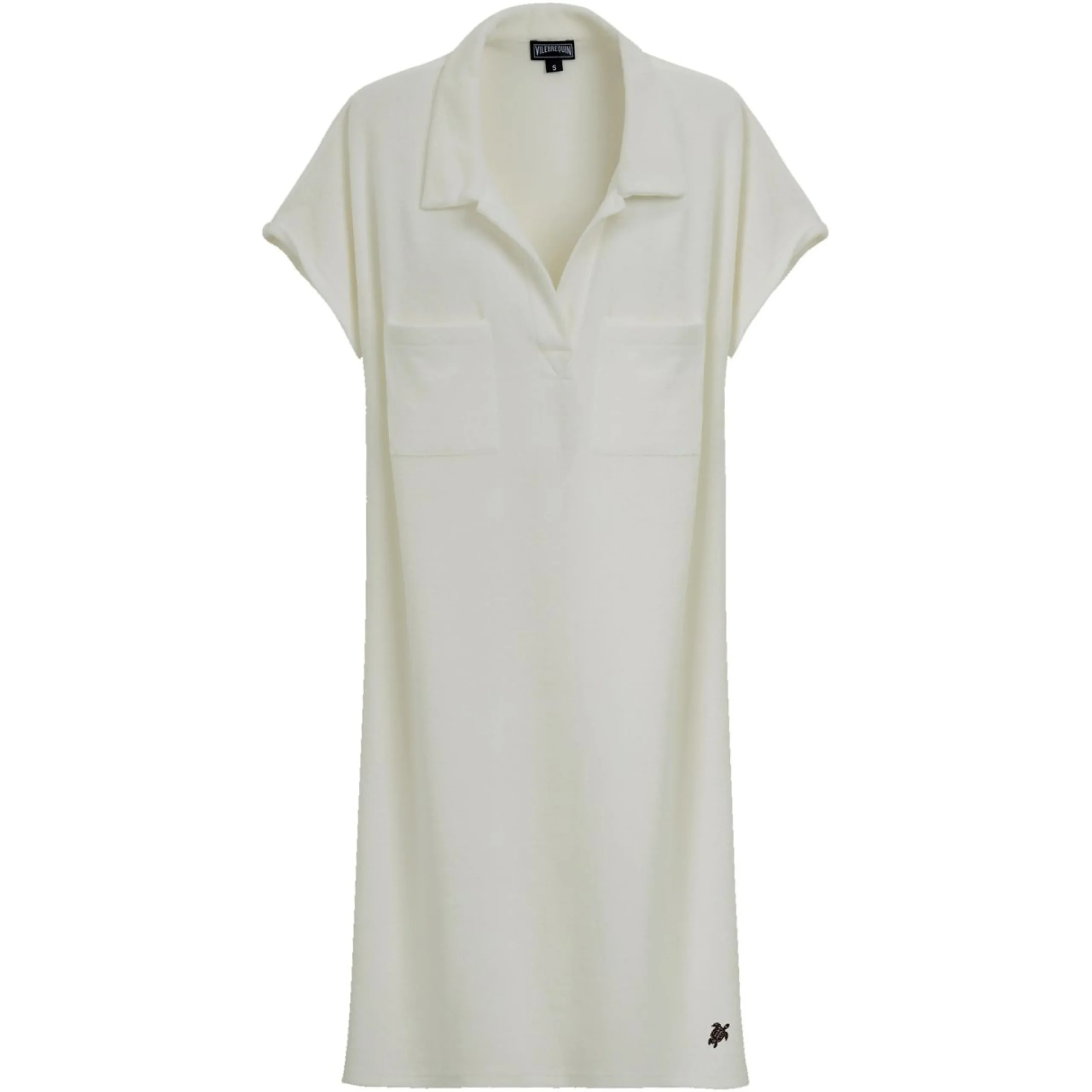 Femme Vilebrequin Robes^Robe Polo Eponge Unie Femme