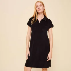 Femme Vilebrequin Robes^Robe Polo Eponge Unie Femme