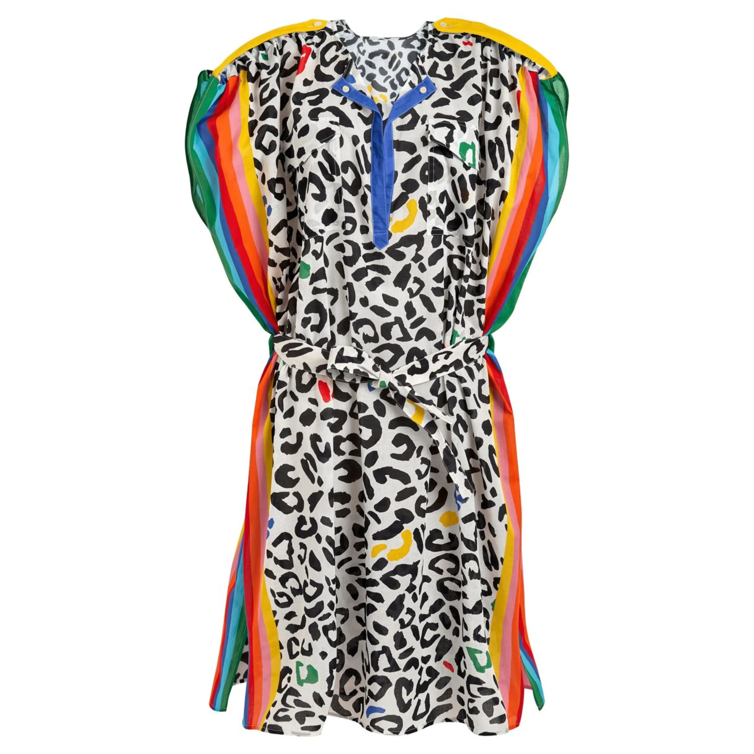 Femme Vilebrequin Tuniques^Robe Tunique Femme Leopard Et Rainbow - X Jcc+ - Edition Limitee
