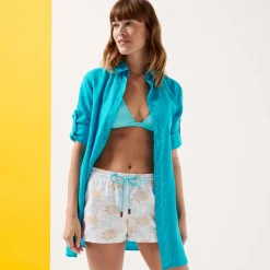 Femme Vilebrequin Shorties^Shorty De Bain Femme Iridescent Flowers Of Joy