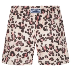 Fille Vilebrequin Shorties^Shorty De Bain Fille Turtles Leopard