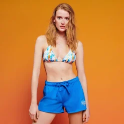 Femme Vilebrequin Shorties^Shorty En Coton Organique Femme Brodé - X The Beach Boys
