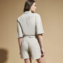 Femme Vilebrequin Shorties^Shorty En Jersey De Lin Femme