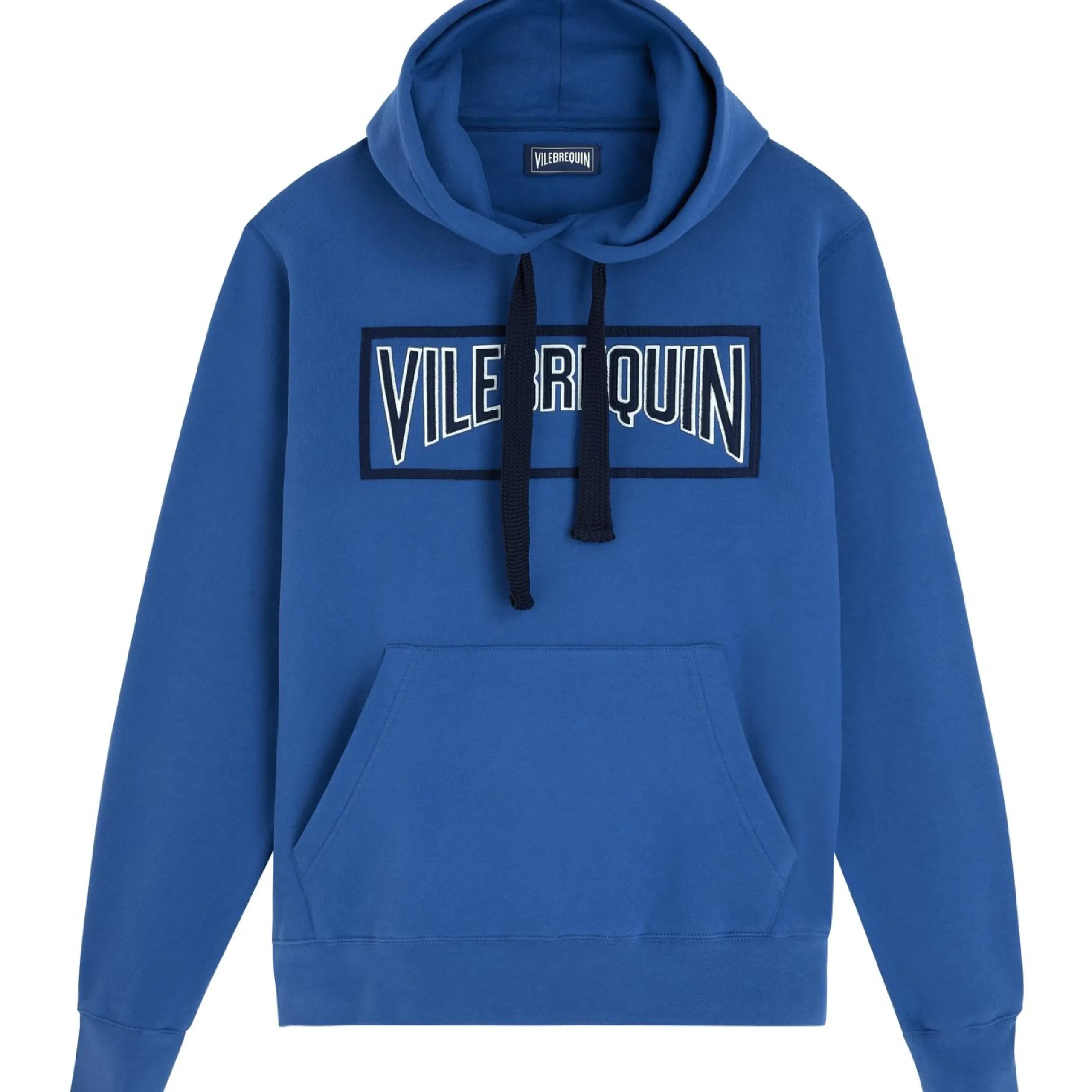 Homme Vilebrequin Sweats^Sweat A Capuche Brodé En Coton Homme Uni