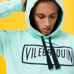 Homme Vilebrequin Sweats^Sweat A Capuche Brodé En Coton Homme Uni