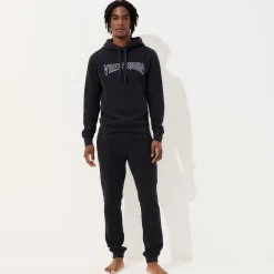 Homme Vilebrequin Sweats^Sweat A Capuche Brodé En Coton Homme Uni