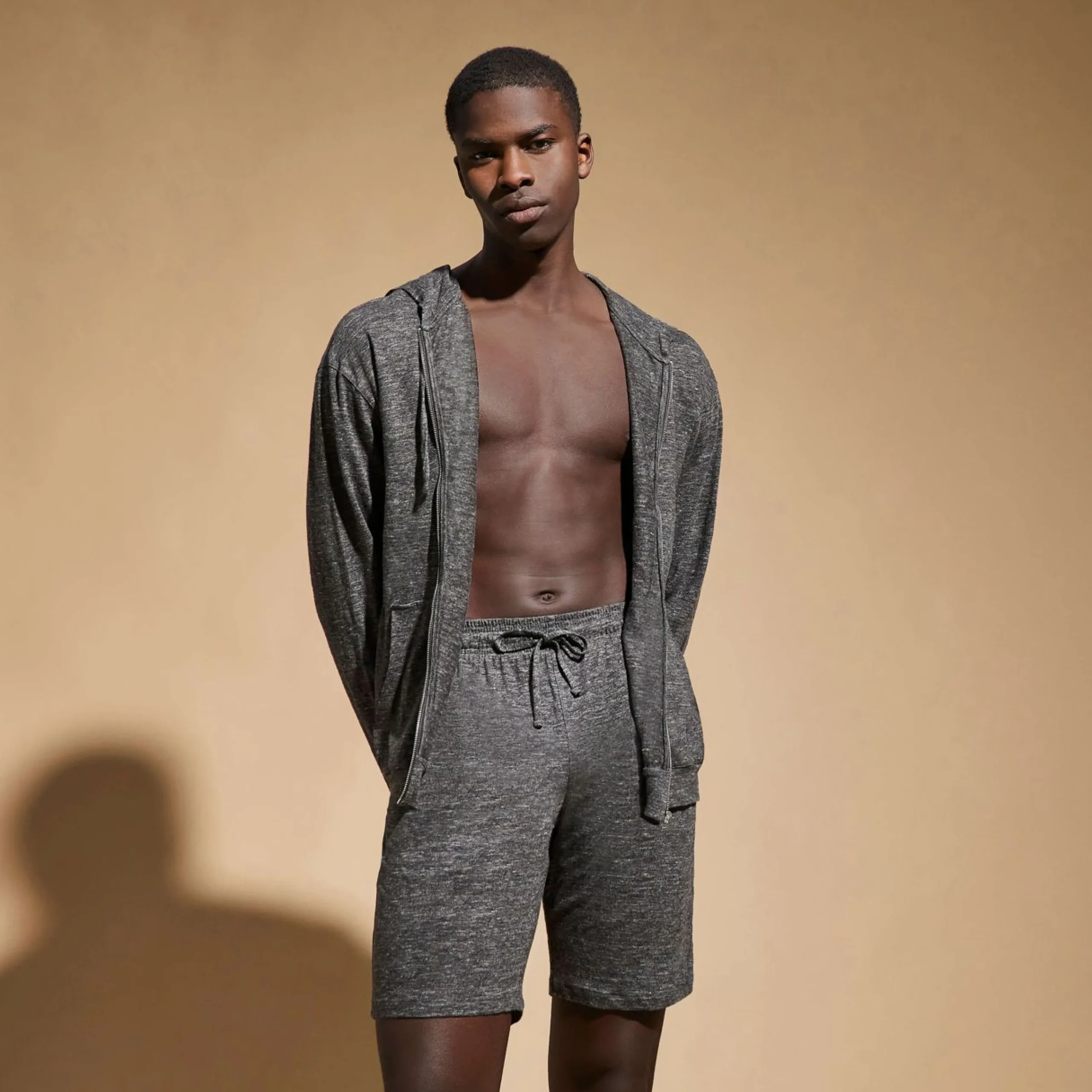 Homme Vilebrequin Loungewear^Sweat A Capuche En Jersey De Lin Unisexe Uni