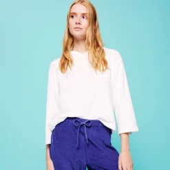 Femme Vilebrequin T-Shirts Et Pulls^Sweat A Capuche Eponge Uni Femme