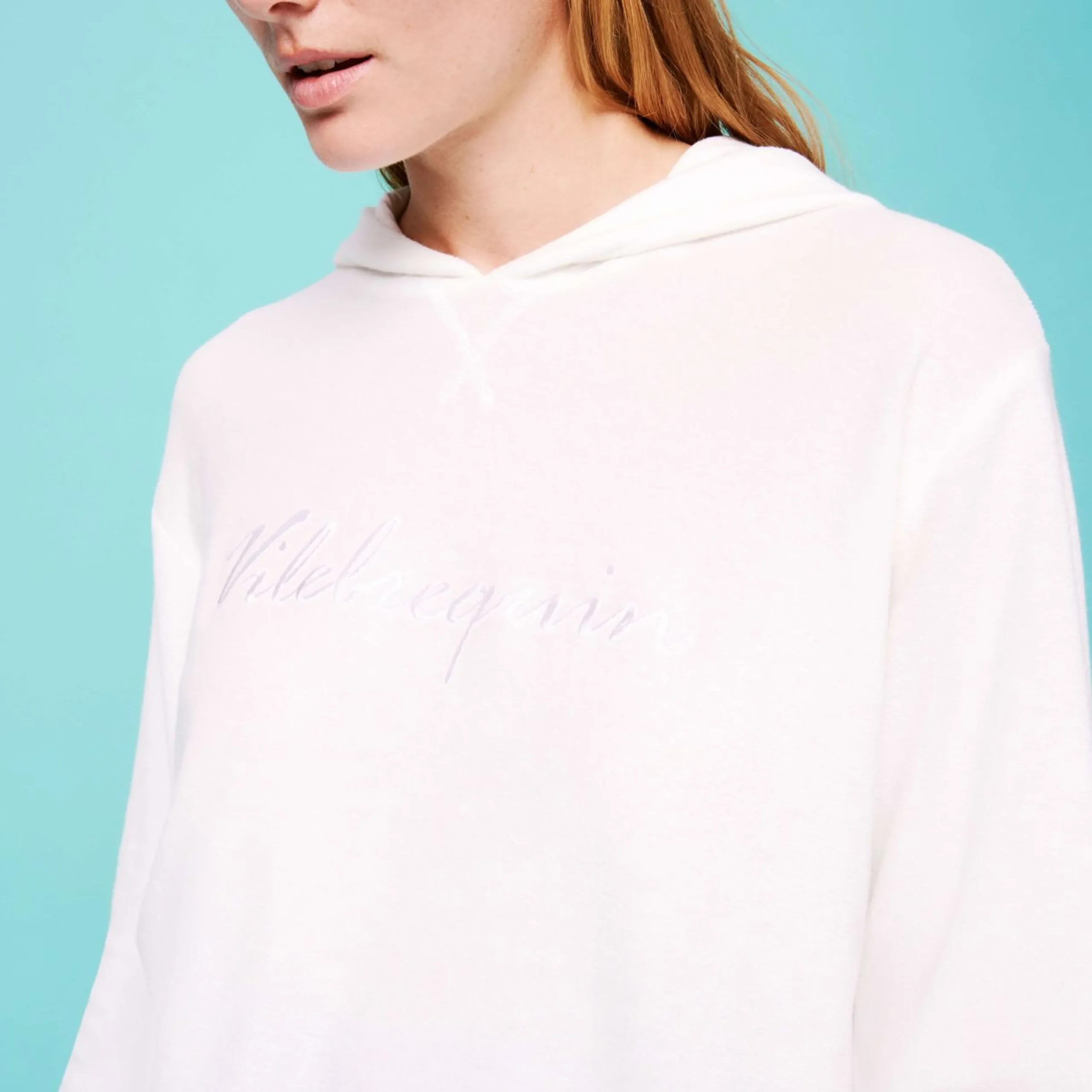 Femme Vilebrequin T-Shirts Et Pulls^Sweat A Capuche Eponge Uni Femme