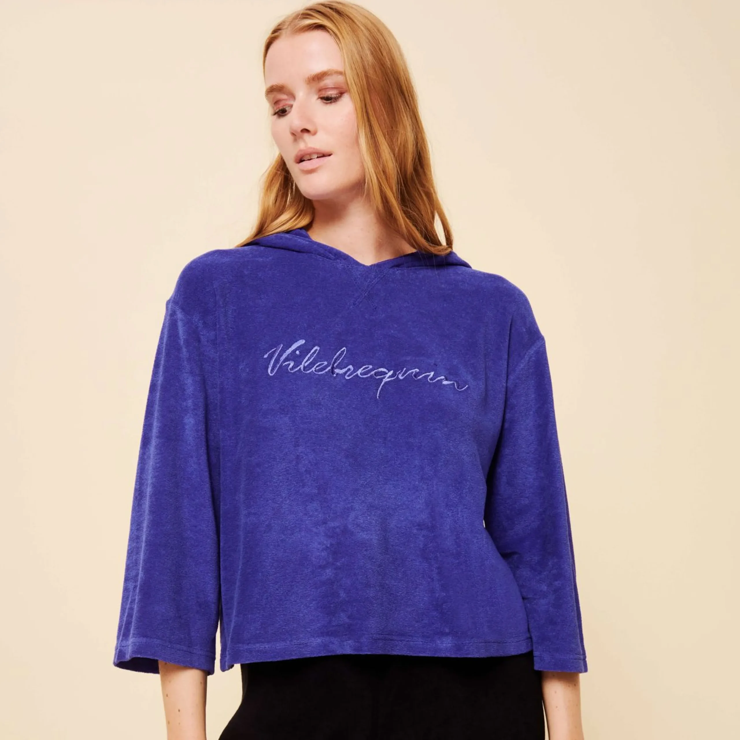 Homme Vilebrequin Loungewear^Sweat A Capuche Eponge Uni Femme