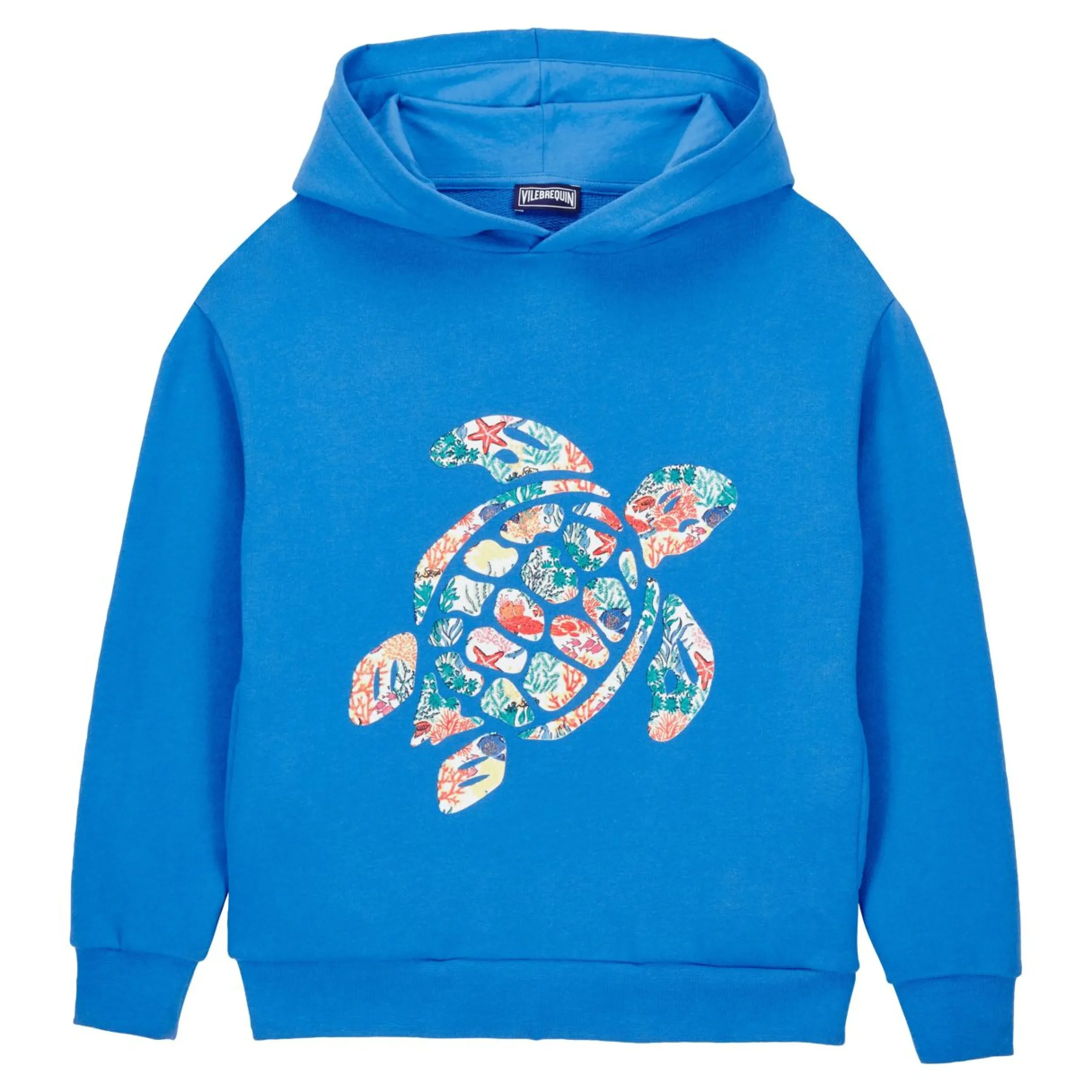 Garçon Vilebrequin Sweats^Sweat Garçon A Capuche Tortue Imprime Fonds Marins Multicolores