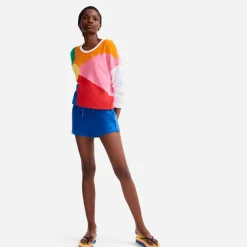 Femme Vilebrequin T-Shirts Et Pulls^Sweat Shirt Femme Rainbow En Eponge - X Jcc+ - Edition Limitee