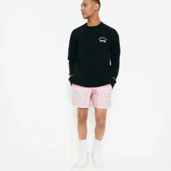 Homme Vilebrequin Sweats^Sweatshirt Homme En Coton Imprime Turtles - X Bape® Black