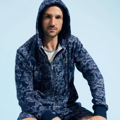 Homme Vilebrequin Sweats^Sweatshirt Homme Imprime Poulpes Bicolores