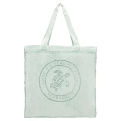 Homme Vilebrequin Sacs De Plage Et Pochettes^Tote Bag En Lin Imprime Tortue Teinture Minerale