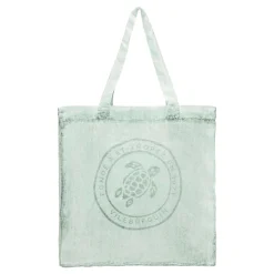 Homme Vilebrequin Sacs De Plage Et Pochettes^Tote Bag En Lin Imprime Tortue Teinture Minerale