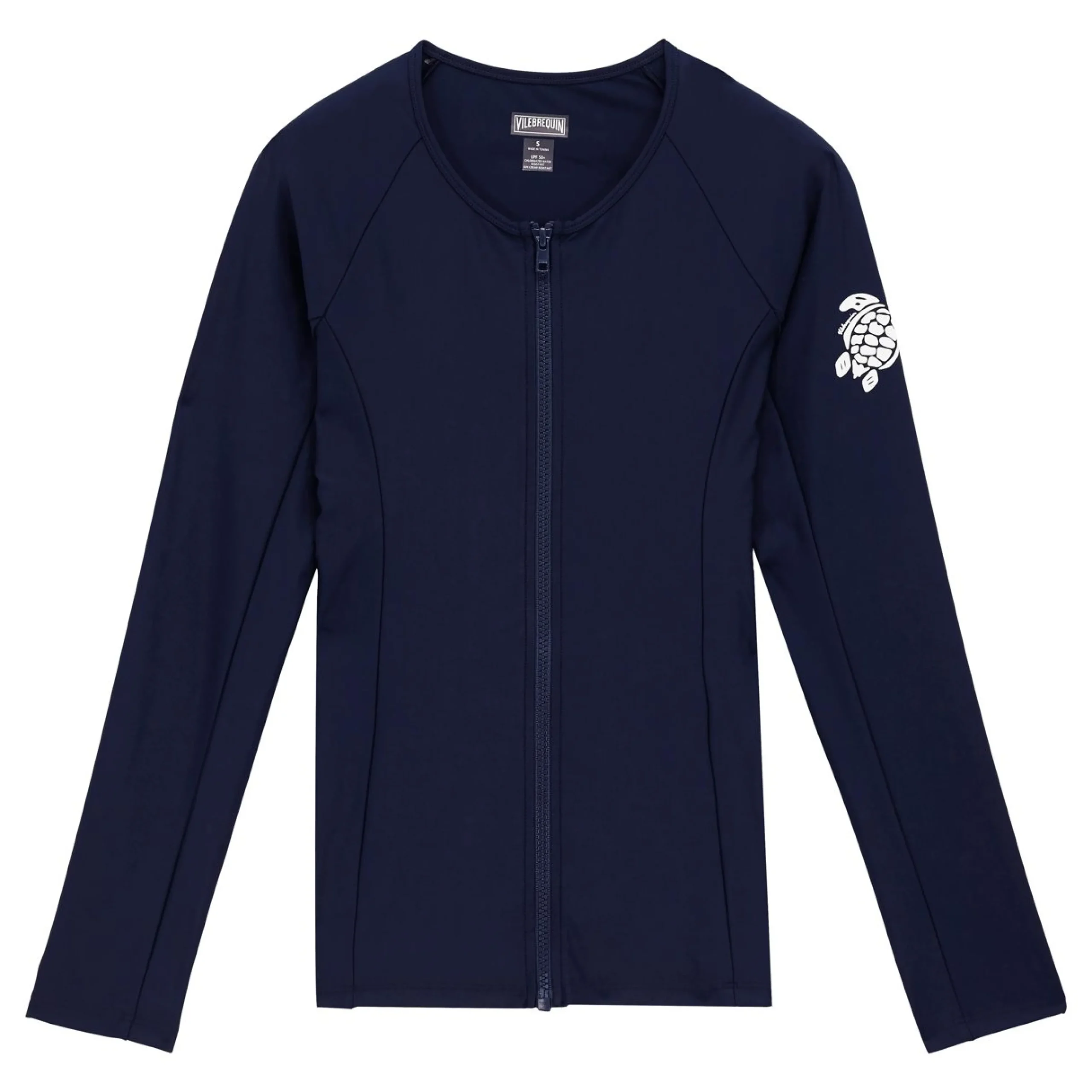 Femme Vilebrequin T-Shirts Anti Uv^T-Shirt Anti Uv Femme Zip Uni