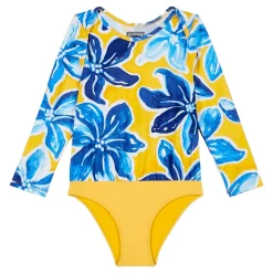Fille Vilebrequin Une Pièce^T-Shirt Anti Uv Une Pièce Manches Longues Fille Raiatea
