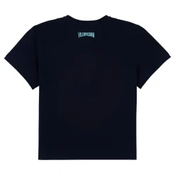 Garçon Vilebrequin T-Shirts^T-Shirt Coton Organique Garçon Sharks All Around