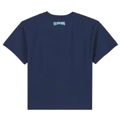 Garçon Vilebrequin T-Shirts^T-Shirt Coton Organique Garçon Piranhas