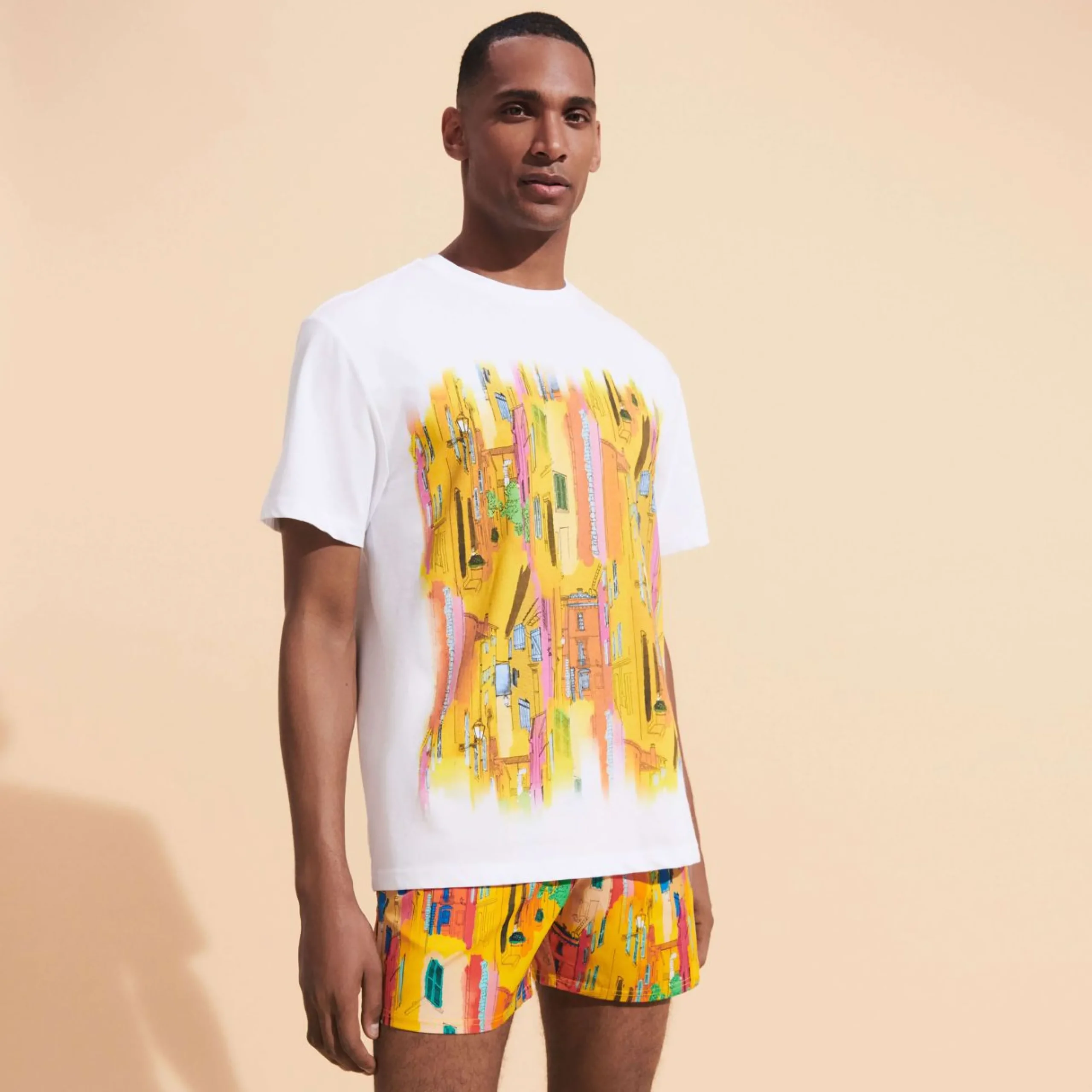 Homme Vilebrequin T-Shirts^T-Shirt Coton Organique Homme Sunny Streets