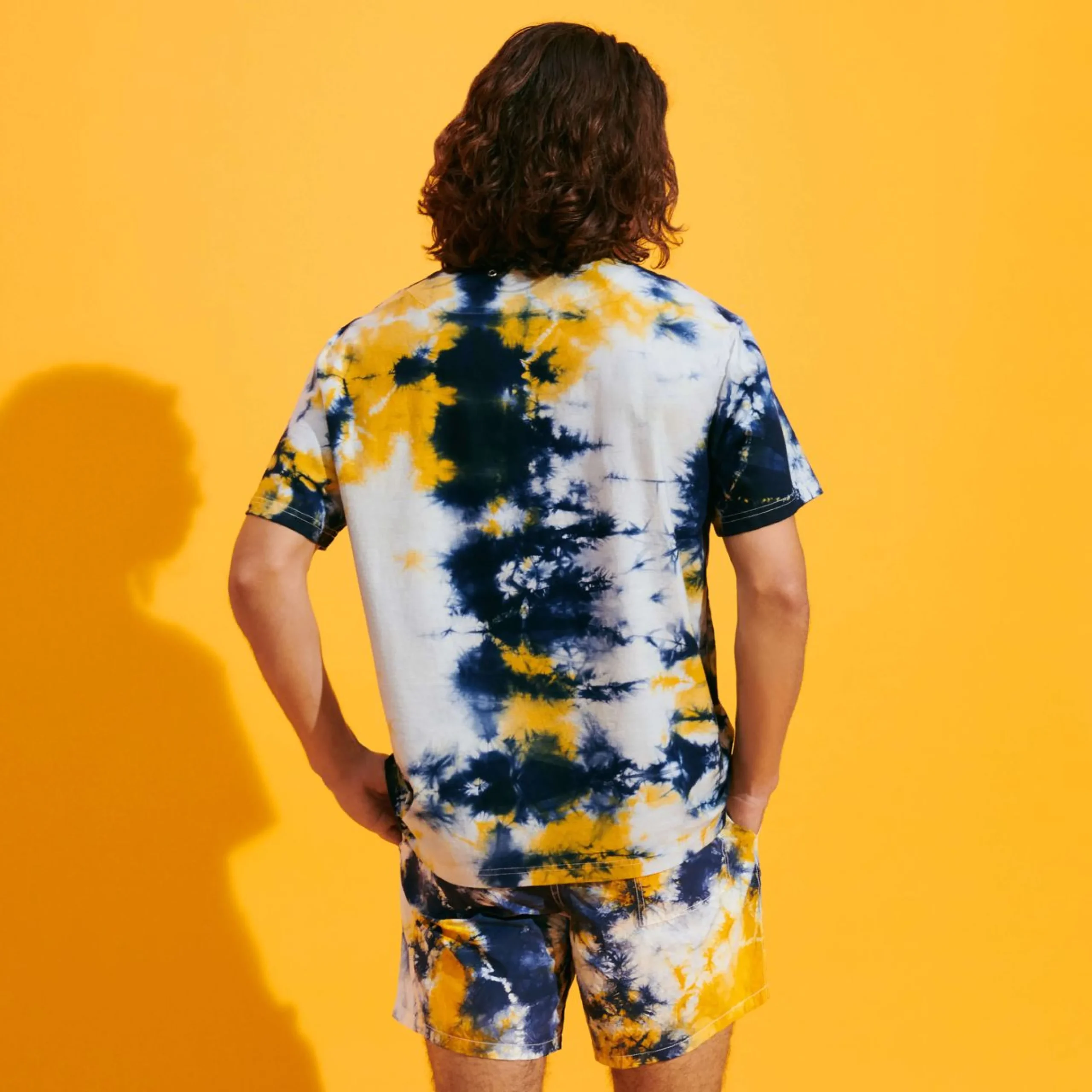 Homme Vilebrequin T-Shirts^T-Shirt Coton Organique Homme Tie & Dye