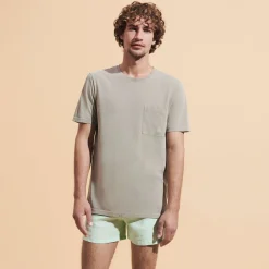 Homme Vilebrequin T-Shirts^T-Shirt Coton Organique Teinture Minerale Homme