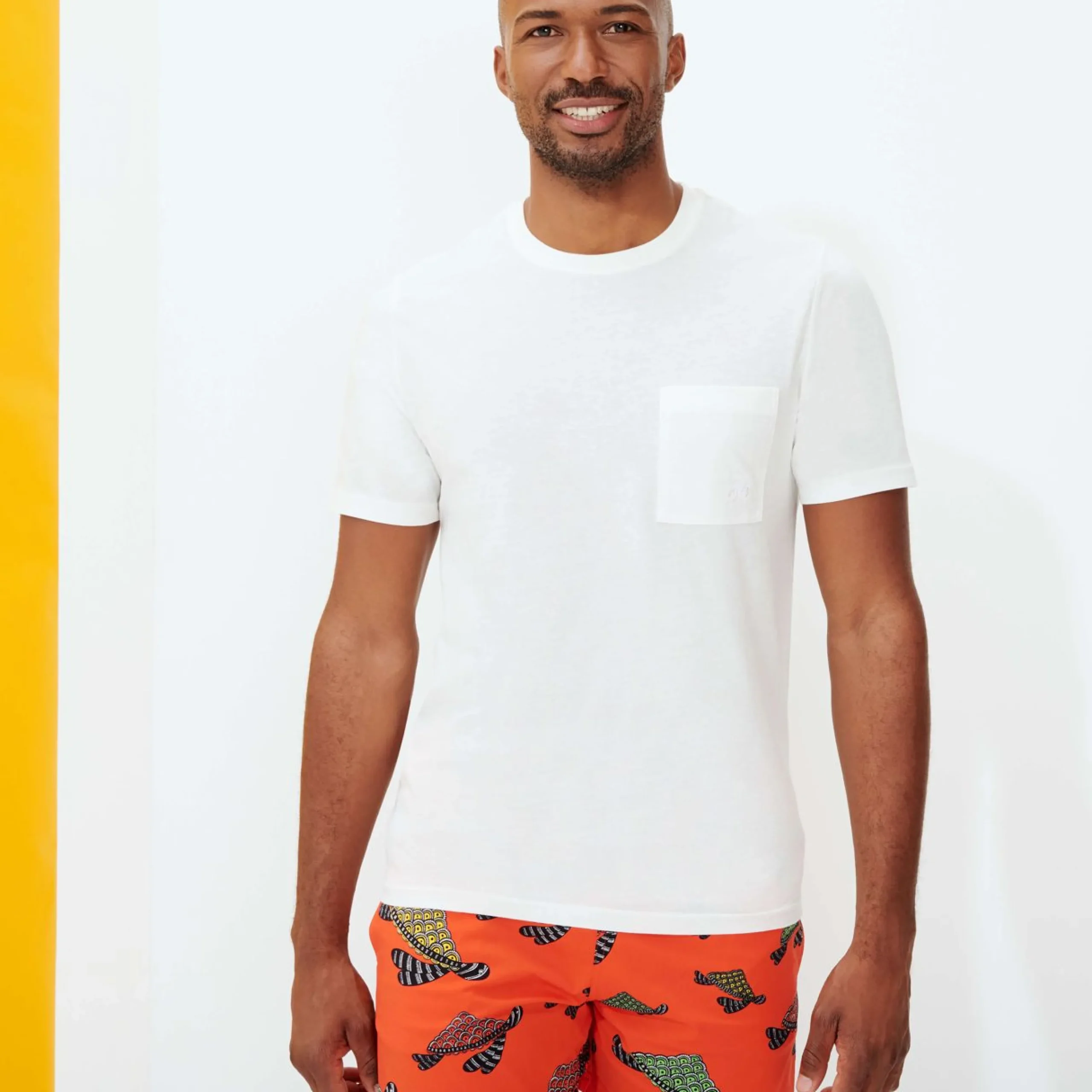 Homme Vilebrequin T-Shirts^T-Shirt En Coton Bio Homme Uni
