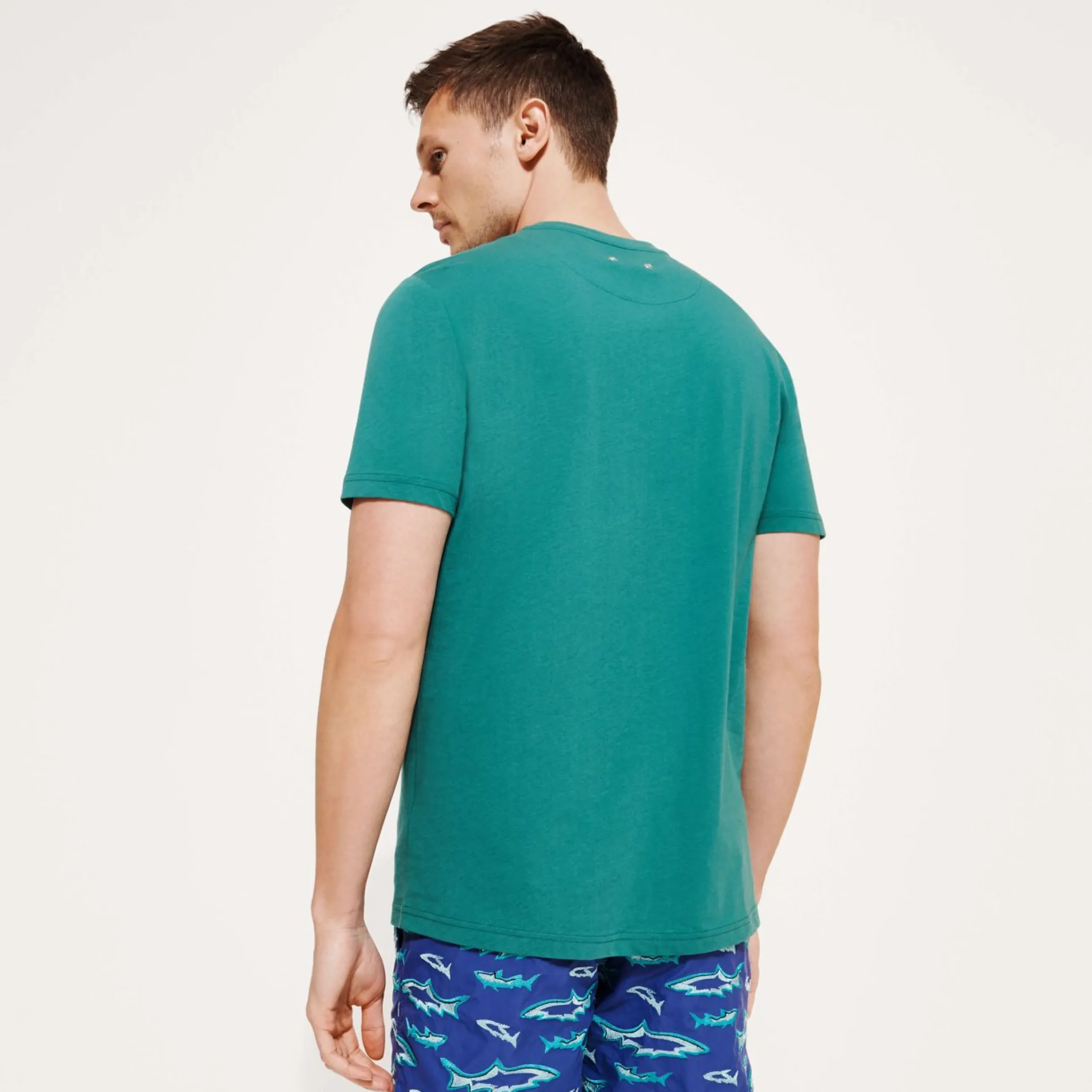 Homme Vilebrequin T-Shirts^T-Shirt En Coton Bio Homme Uni
