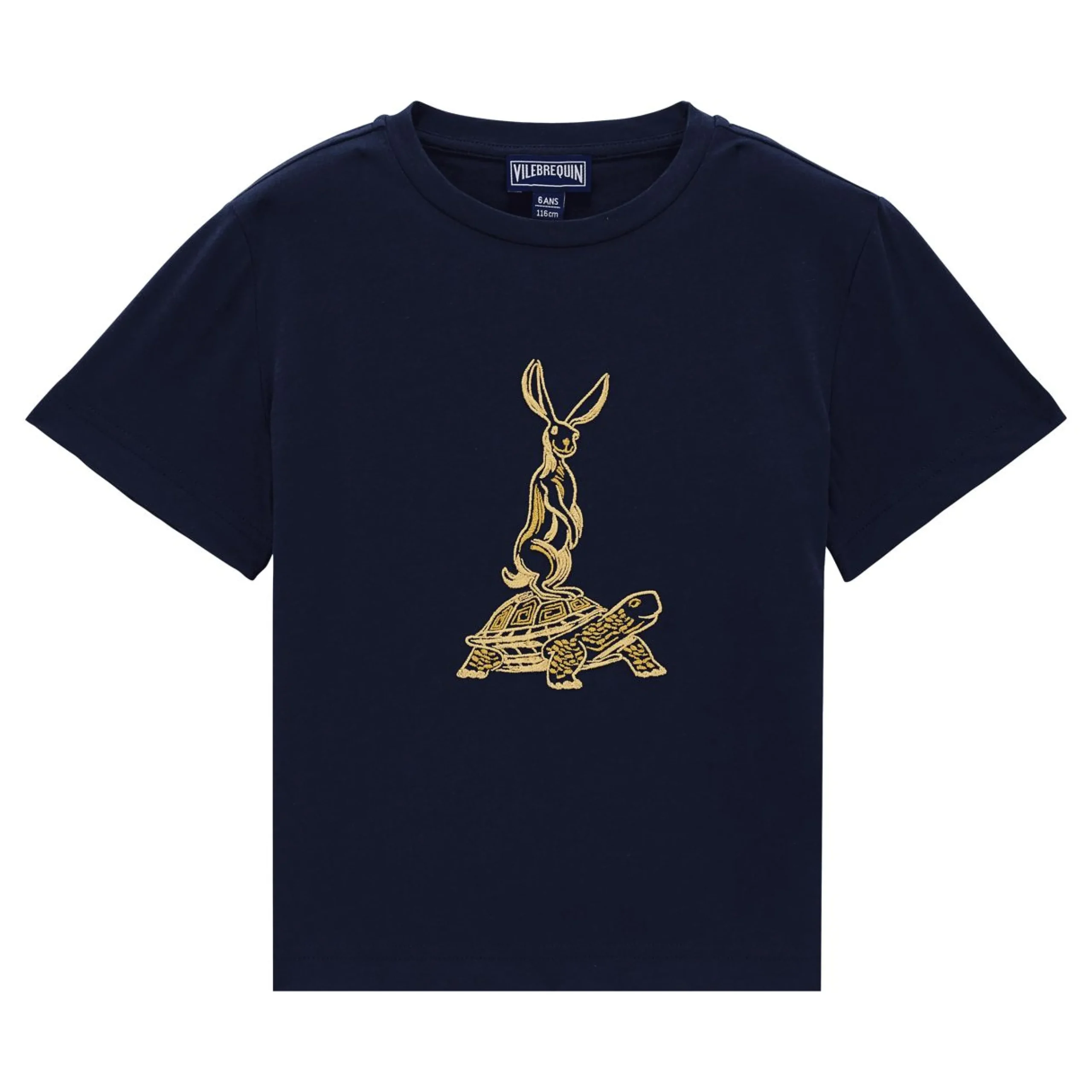 Garçon Vilebrequin T-Shirts^T-Shirt En Coton Garçon Brodé The Year Of The Rabbit